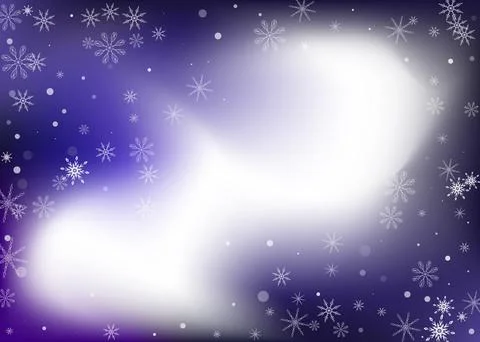 Delicate openwork snowflakes. Snow, snowfall. Falling scattered white snowfla Иллюстрация