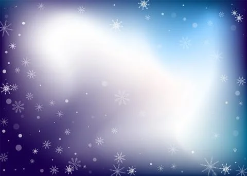 Delicate openwork snowflakes. Snow, snowfall. Falling scattered white snowfla 库存插图