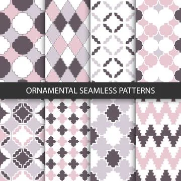 Delicate ornamental patterns - seamless. Иллюстрация