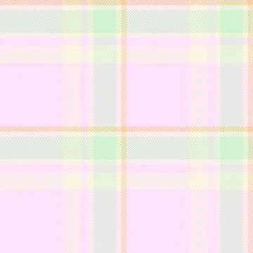 Delicate pastel plaid pattern in soft pink, mint green, and cream.  Perfect f イラスト素材