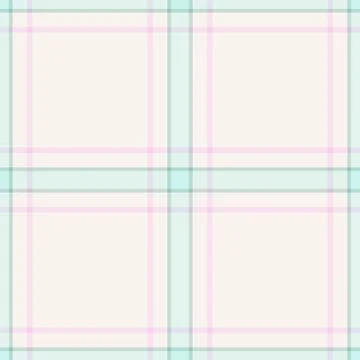 Delicate pastel plaid pattern in soft pink and mint green.  Perfect for backg Stock Illustration