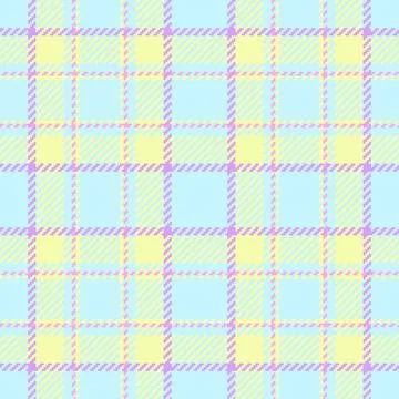Delicate pastel plaid pattern.  A soft, repeating tartan textile design, perf Stock Illustration