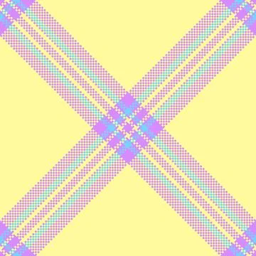 Delicate pastel plaid texture. X shaped pattern, creating a modern, geometric Stock Illustration