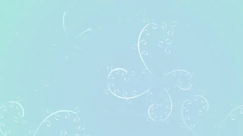 Delicate patterns gradually appear or are drawn on a blue background. Stock Footage 221541848