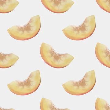 Delicate peach watercolor pattern for textile and packaging designs in soft.. Stock Illustration