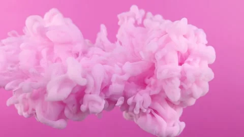 Delicate pink abstract texture swirling in motion. Soft flowing fabric or smoke  Stock Footage 340450343
