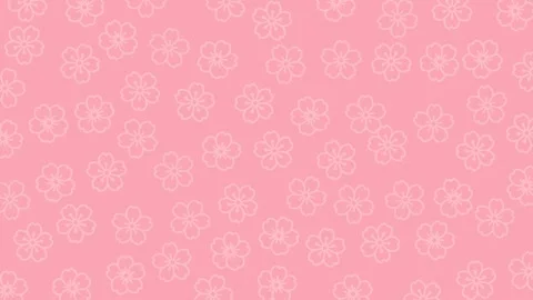 Delicate pink backdrop with a cherry blossom pattern. 動画素材 325584725