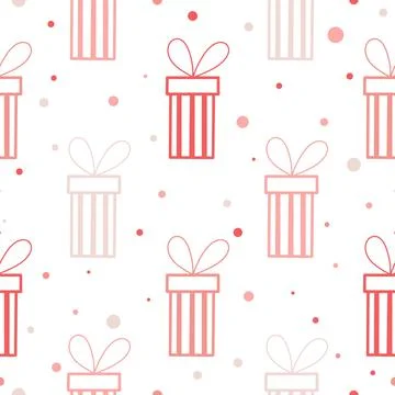 Delicate pink gifts background vector illustration Stock Illustration