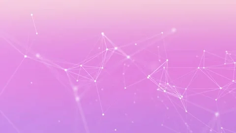 Delicate pink Plexus design in looped motion. Stock Footage 229699633