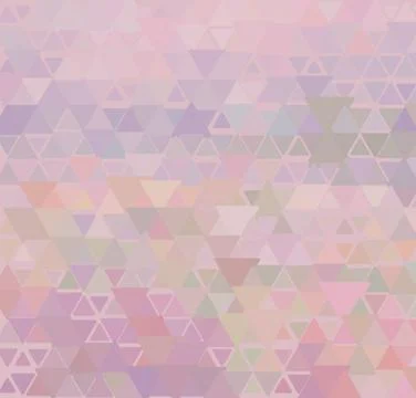 Delicate pink triangle background Stock Illustration
