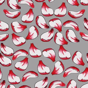 Delicate red flower Stock Illustration