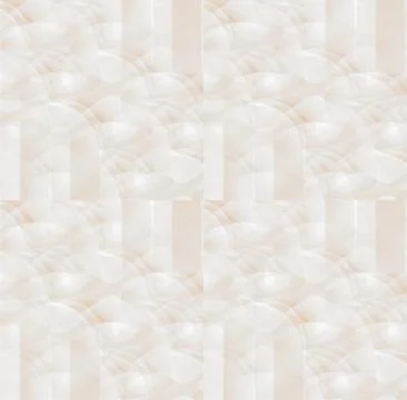 Delicate round pattern overlaying with stripes beige white Illustrazione stock