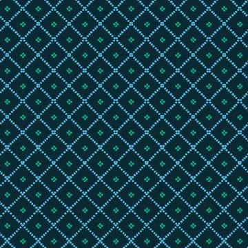 A delicate Seamless pattern with dots, circles, and small shapes Stock Illustration