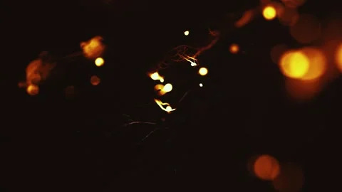 Delicate Steel Wool Fire Spread Stock Footage 300892668