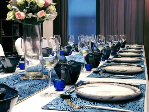 Delicate tableware Stock-Fotos