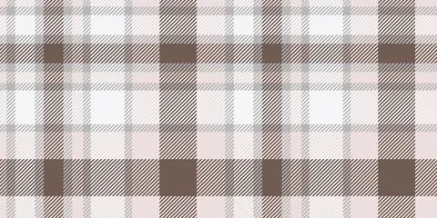 A delicate tartan plaid pattern in soft grey and brown tones with a crisscros Stock Illustration