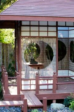 Delicate Tea Hut Stock Photos