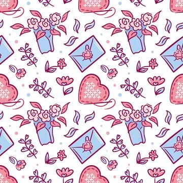 A delicate vector illustration of embroidery-inspired bouquet motifs Stock Illustration