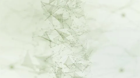 A delicate vertical web of translucent geometric connections floats over a .. Stock Illustration
