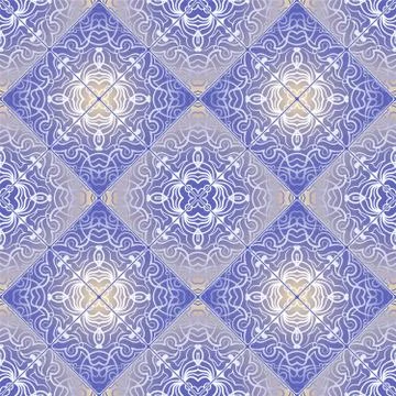 Delicate white pattern Illustrazione stock