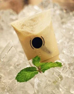 Delicious and refreshing coffee based beverage, ice coffee, cold drink, cof.. Stock Photos