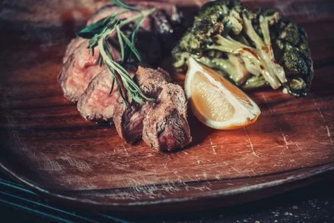 Delicious appetizer with herbs Fotos Stock