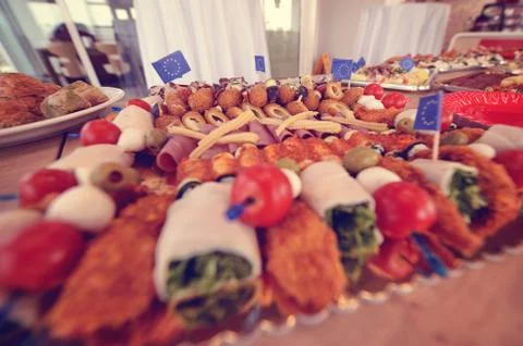 Delicious appetizer Stock Photos