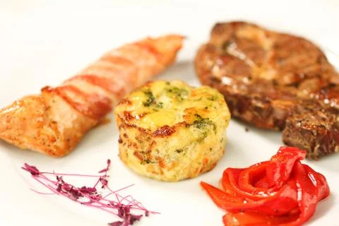 Delicious appetizers Stock Photos