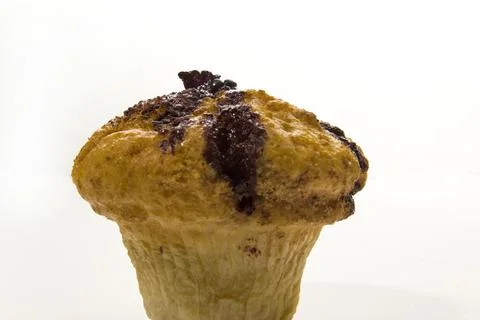 Delicious appetizing muffin Stock Photos