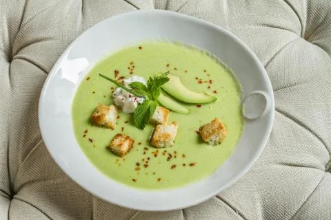 Delicious appetizing soup 写真素材