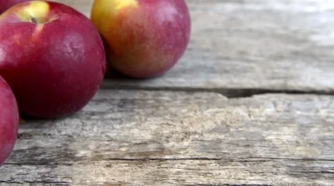 Delicious apples Stock Footage 44129068
