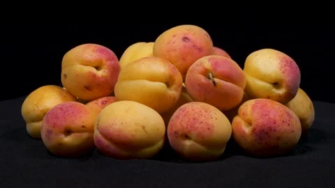 Delicious Apricots Stock Footage 331513339