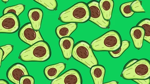 Delicious Avocado Fresh Fruit Background Stock Footage 303947358
