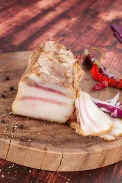 Delicious bacon. Foto stock