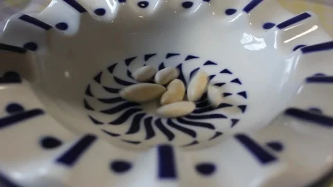 Delicious beans for making a Spanish dish called Fabada Stock Footage 320808178