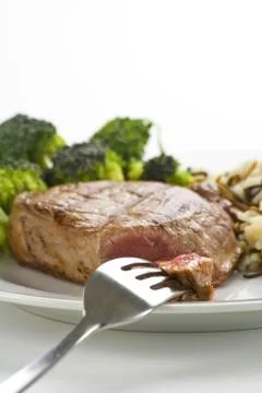 Delicious beef grilled Stock Photos