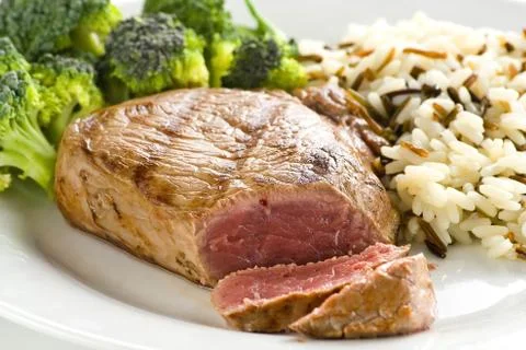 Delicious beef grilled Stock Photos