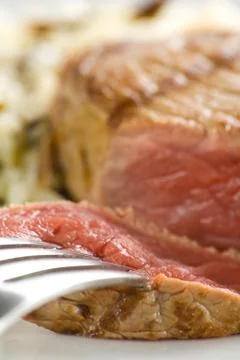 Delicious beef grilled Stock Photos