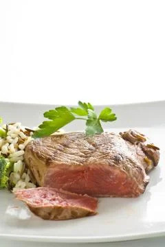 Delicious beef grilled Stock Photos