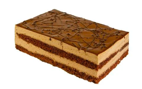Delicious biscuit cake Stock Photos
