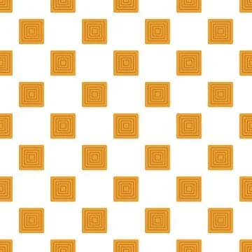 Delicious biscuit pattern seamless Stock Illustration