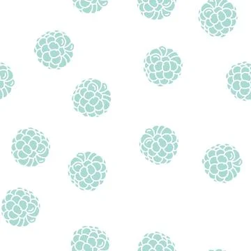 Delicious blackberry glyph seamless pattern Illustrazione stock