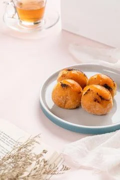 Delicious Bomboloni Stock Photos