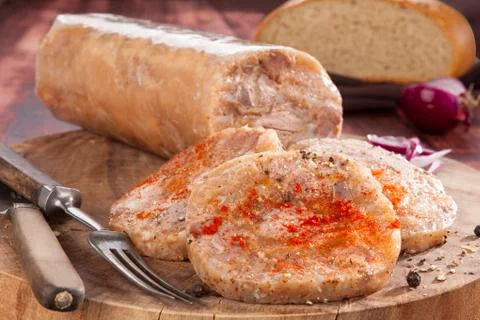 Delicious brawn background. Stock Photos