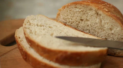 Delicious Bread Stock Footage 34185687