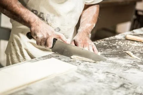 Delicious bread production Stock Photos