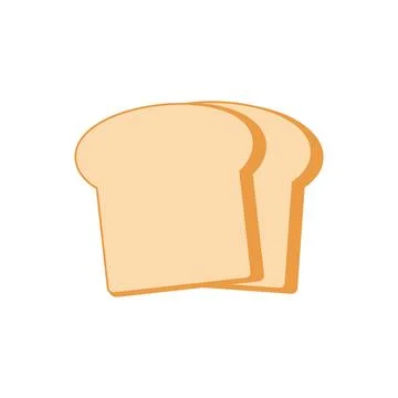Delicious bread sliced bakery Stock Illustration
