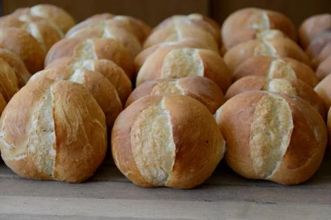 Delicious breads Stock Photos