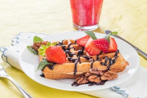 Delicious breakfast Stock Photos