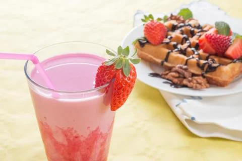 Delicious breakfast Stock Photos